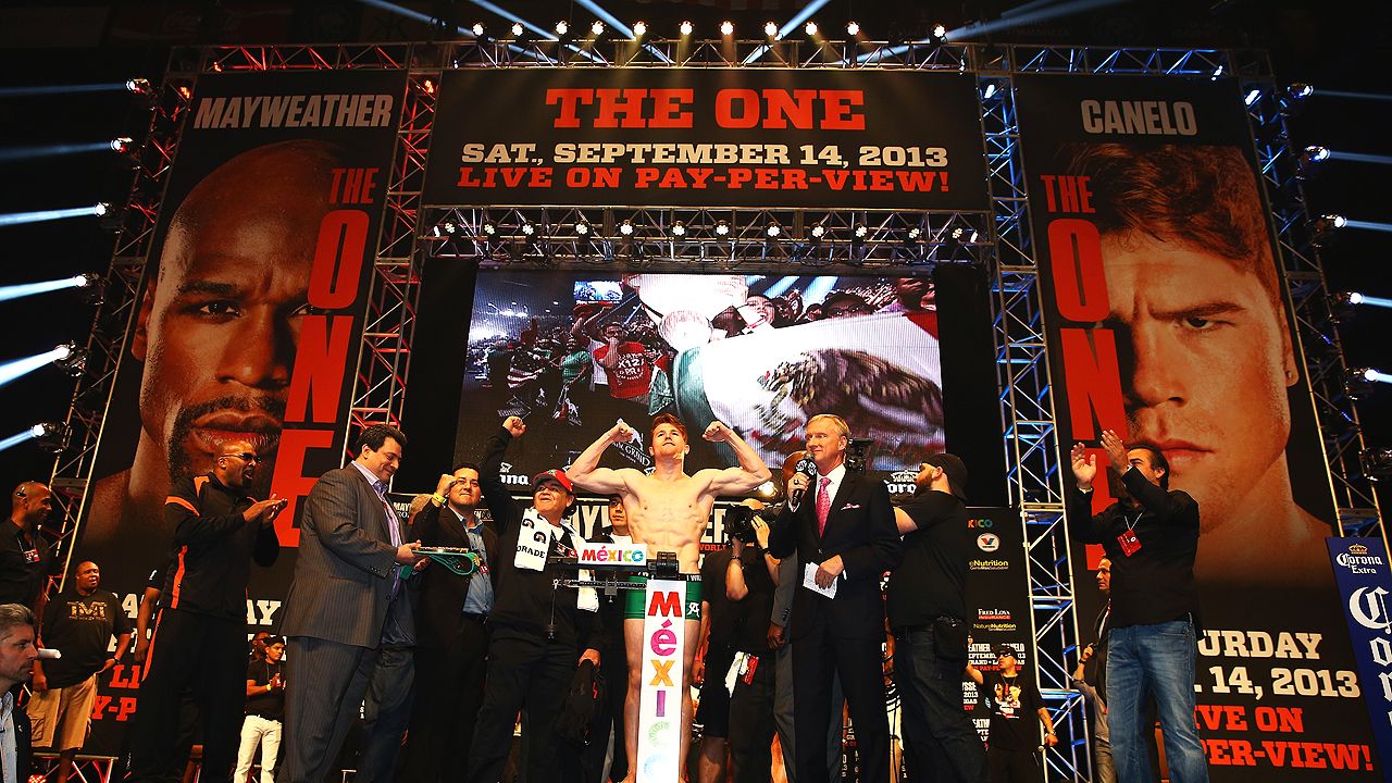 Pesaje Canelo vs. Mayweather