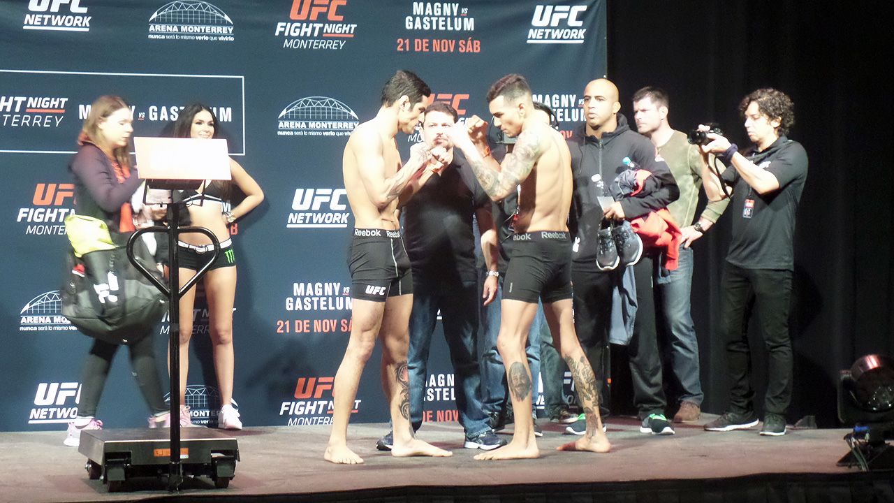 Ceremonia del pesaje: UFC Monterrey