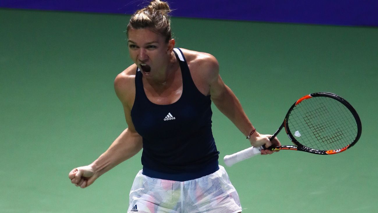 Simona Halep abrió con victoria en las Finales WTA - ESPN