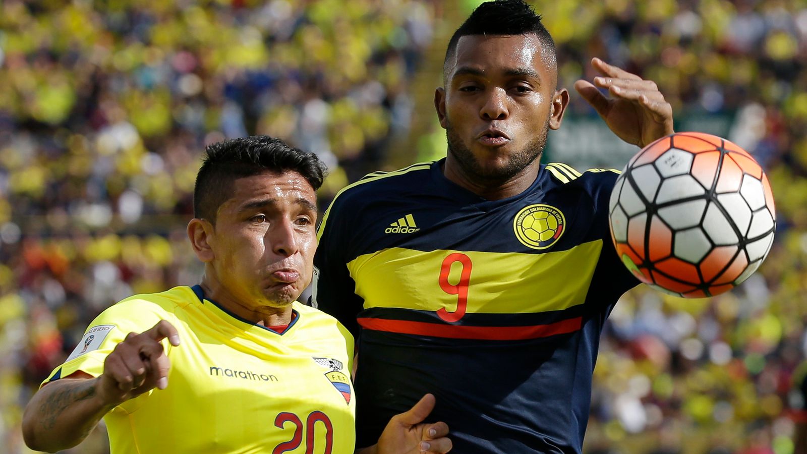 ECUADOR vs. COLOMBIA