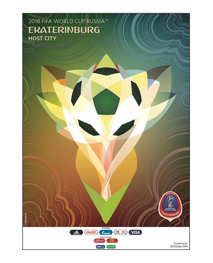 Todos los p�sters de las ciudades mundialistas.