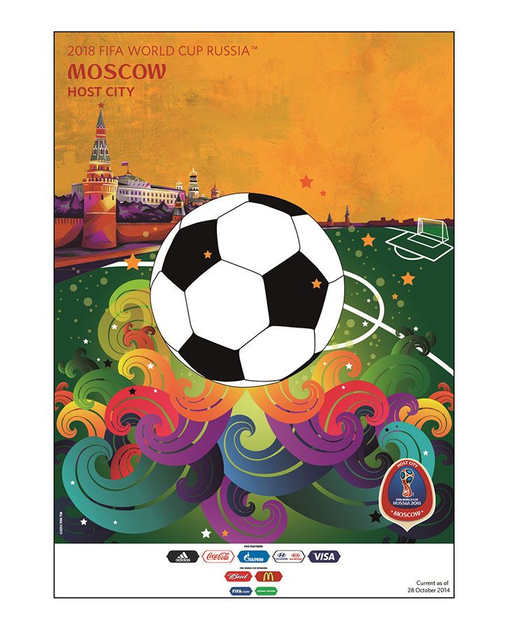 Todos los p�sters de las ciudades mundialistas.