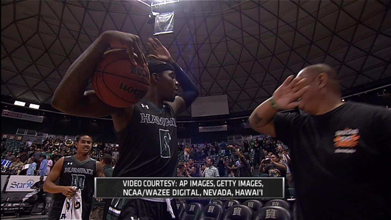 Hawaii celebrates victory ESPN Video