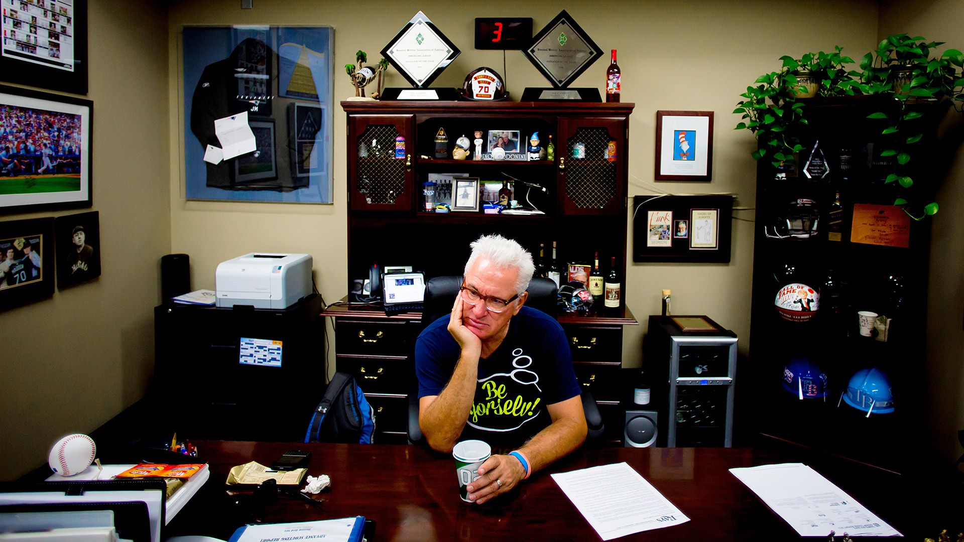 A usual day in the unusual life of Tampa Bay Rays manager Joe Maddon1920 x 1080