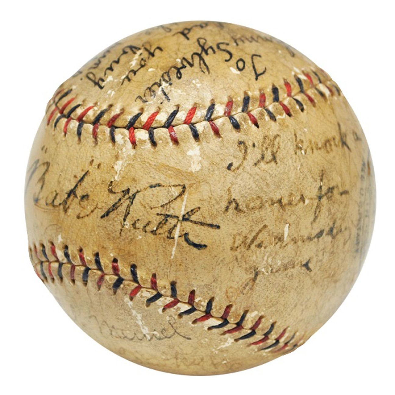 Babe Ruth-autographed baseball sold for $250,641 at auction