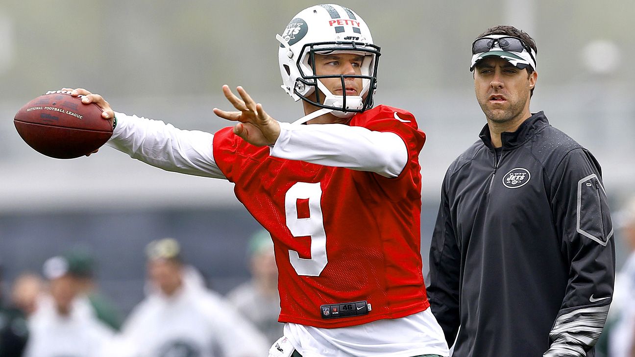 Jets pondering rookie Petty after QB injuries