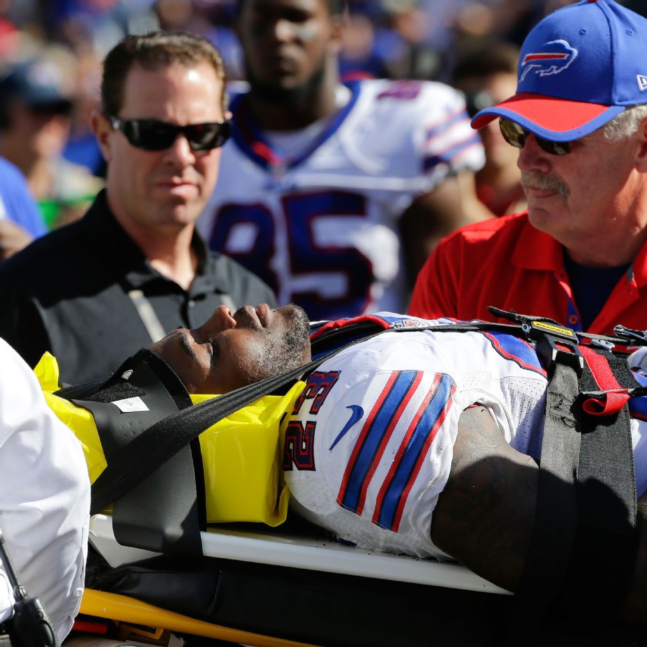 Bills' Williams out of hospital after injuring neck