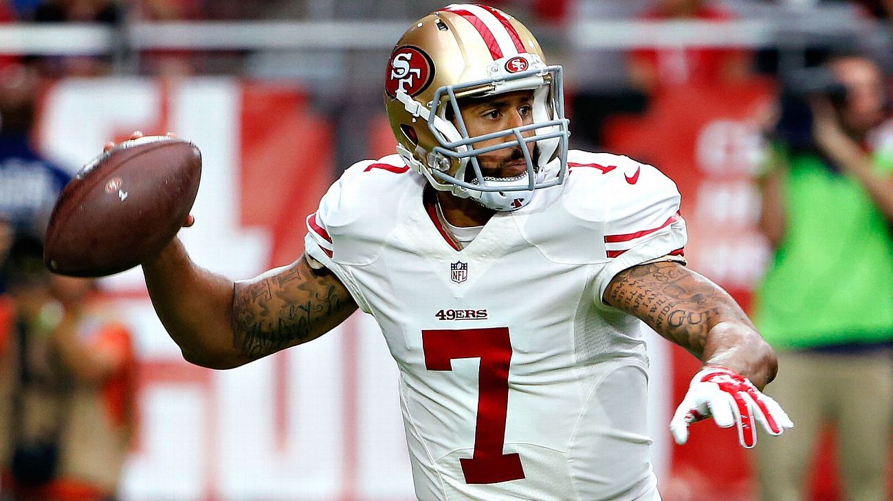 Benched Kaepernick: 'I'm not out of breath'
