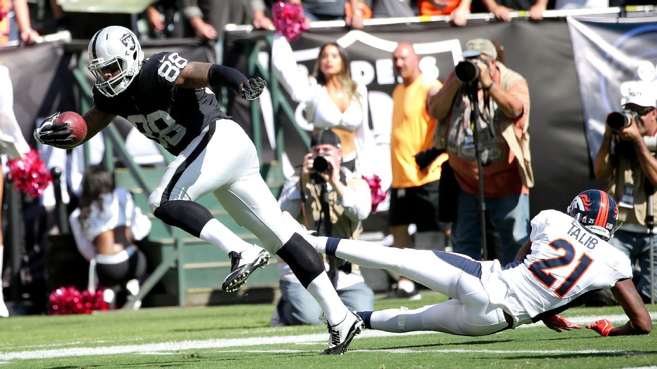 Source: Raiders TE hurt in ATV crash, will be OK
