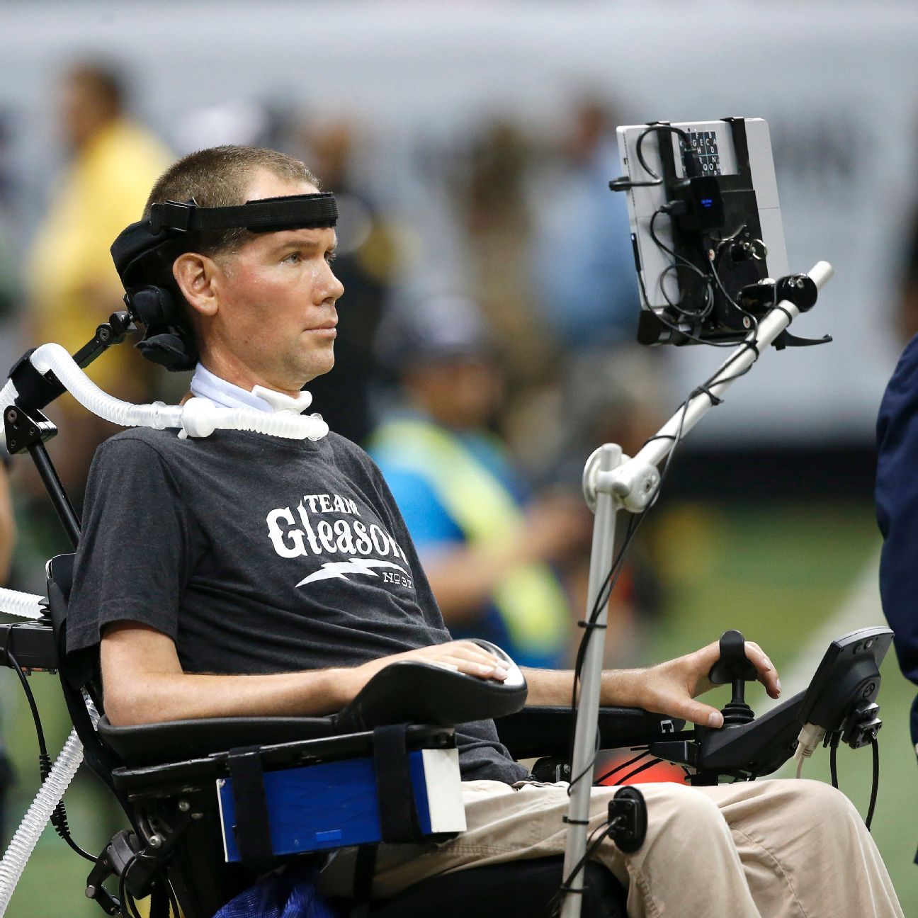 Saints block punt for TD vs. Falcons with Steve Gleason cheering them on