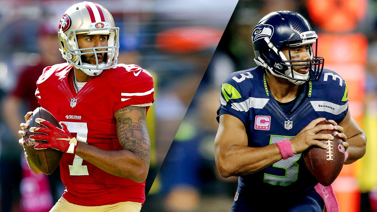 Colin Kaepernick vs. Russell Wilson to stay out of NFC West basement