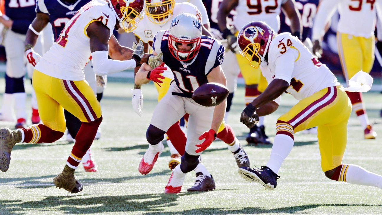 Patriots uncharacteristically careless with football vs. Redskins