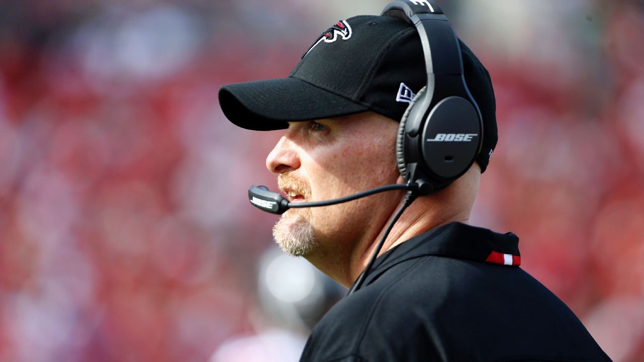 Falcons coach Dan Quinn goes deep with Warriors coach Steve Kerr