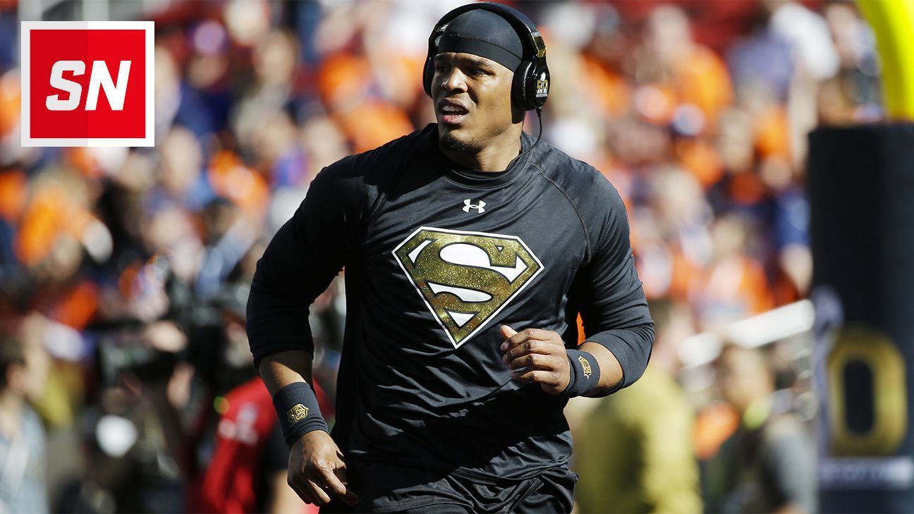 Check out Cam Newton's MVP warm-up cleats