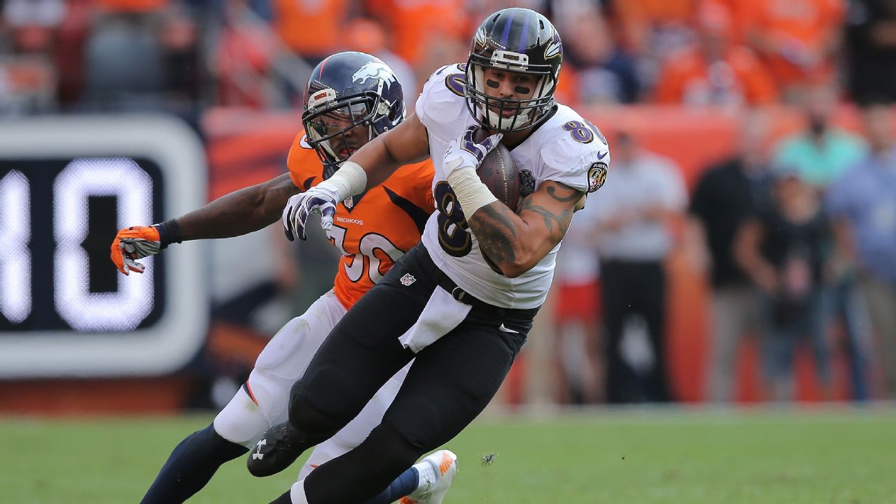 Sorry, Patriots: Crockett Gillmore says Ravens' tight ends are NFL's best