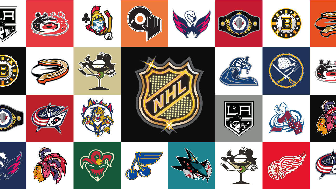 NHL -- National Hockey League team logos as redesigned by ... - 1296 x 729 png 457kB