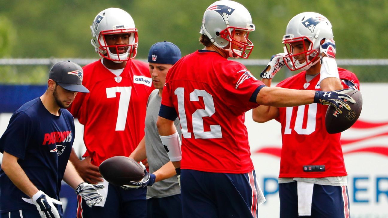 New England Patriots' Tom Brady will see No. 1 reps in training camp