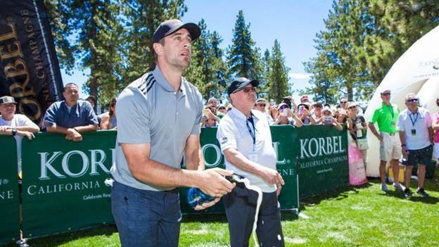 Aaron Rodgers gets another shot at Carson Palmer – on the golf course