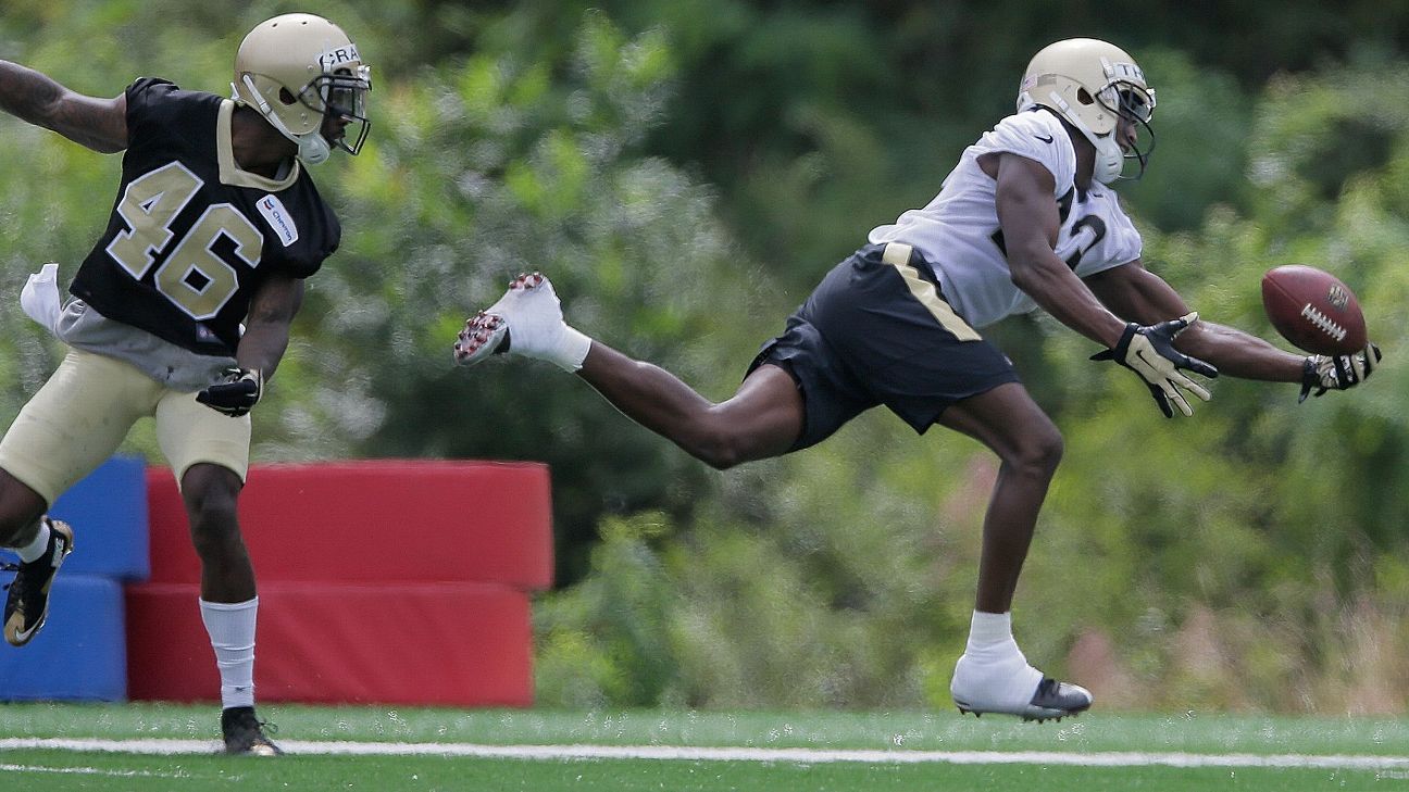 Teammates rave over Saints rookie Michael Thomas's one-handed catch