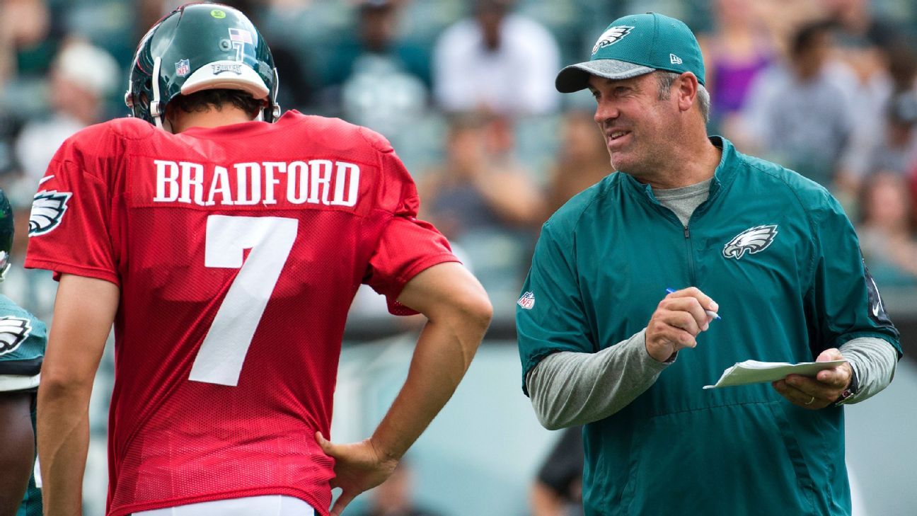 Eagles' Doug Pederson slows pace from Chip Kelly era: 'Only way we're going to get better'