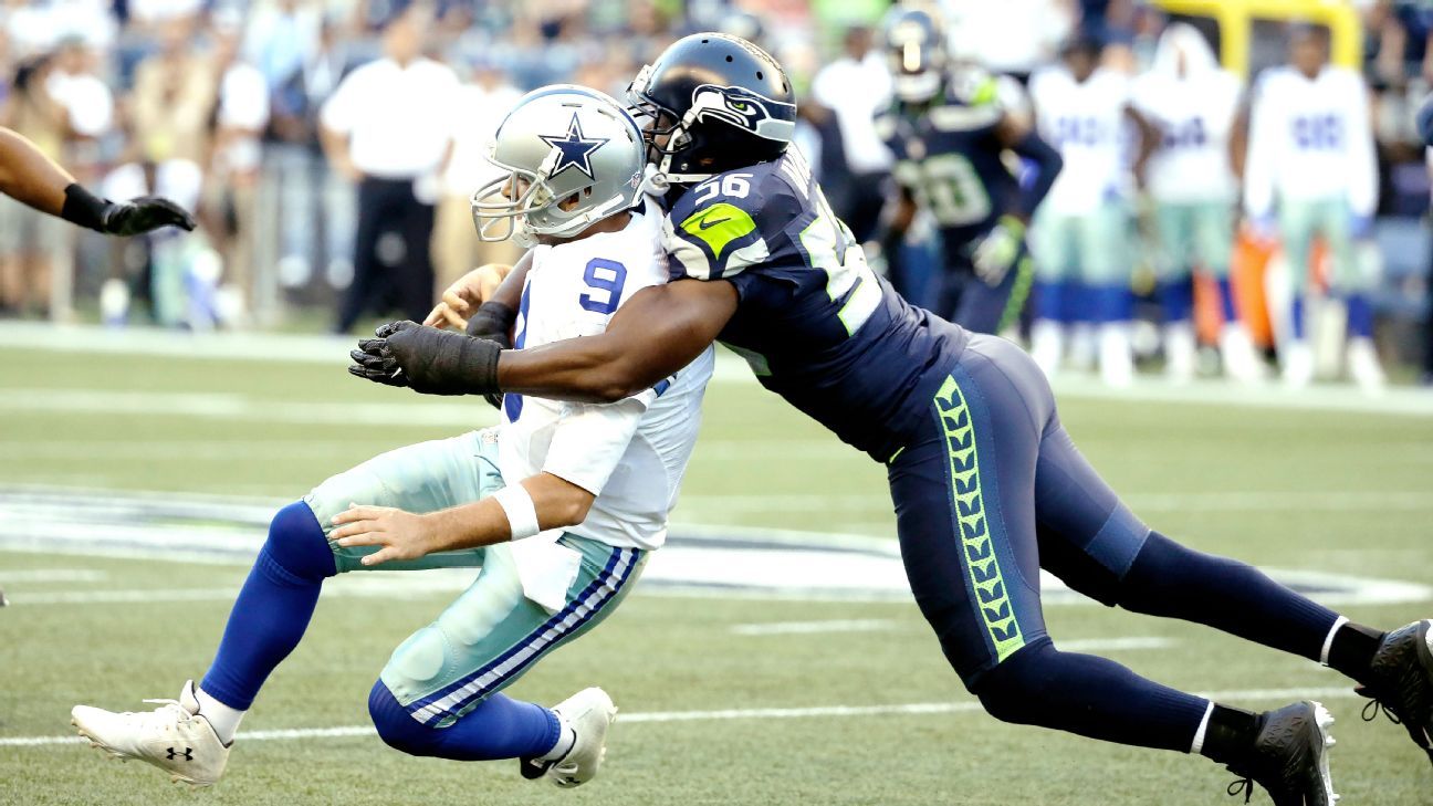Tony Romo of Dallas Cowboys texts Cliff Avril -- 'See yall in playoffs,' Seattle Seahawks defensive end says