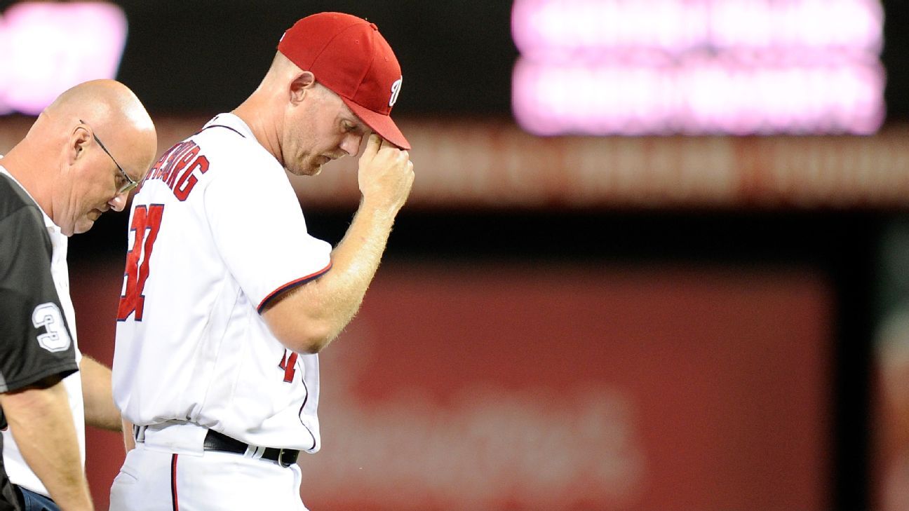 Strasburg siente molestias en el codo, tendrá MRI - ESPN Deportes