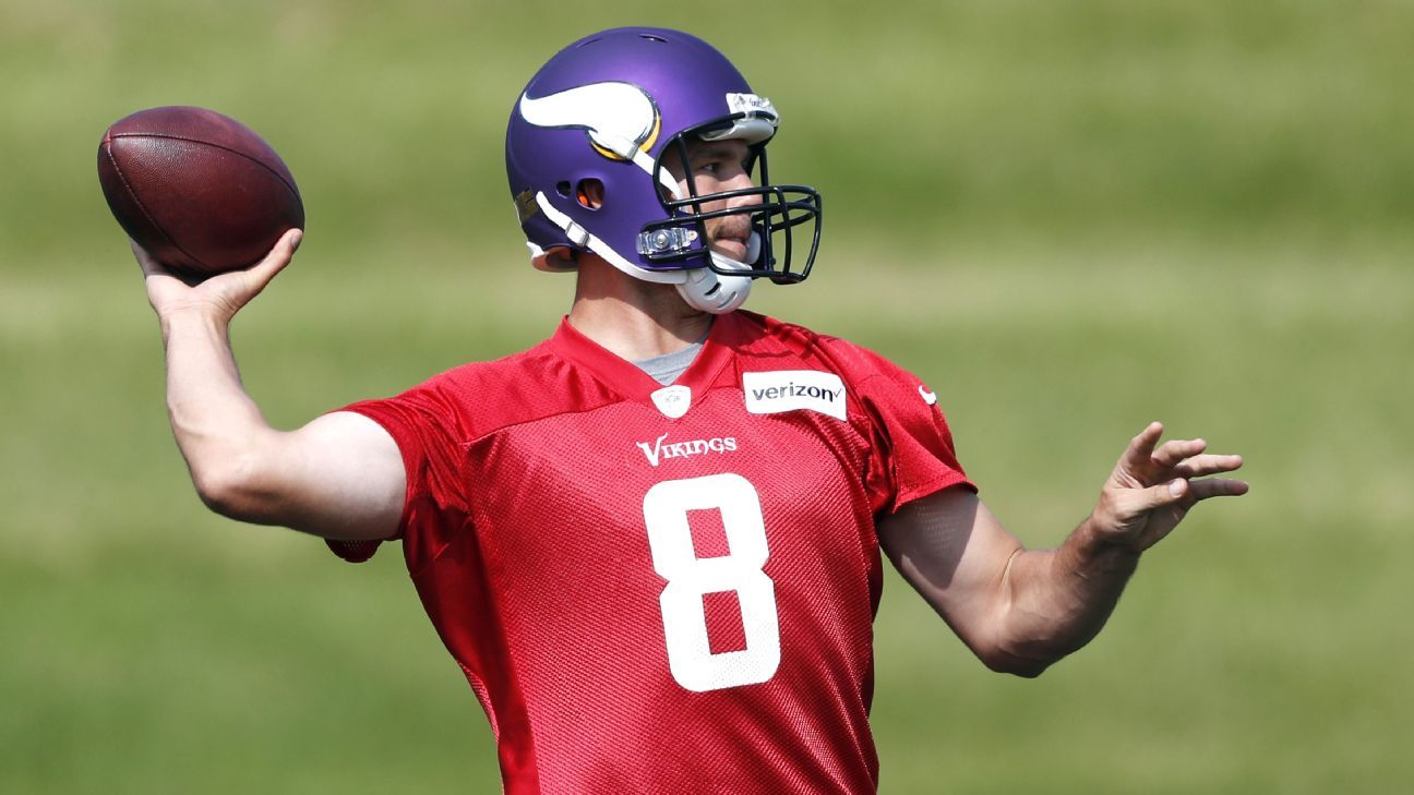 Source: Vikes likely to start Bradford vs. Packers