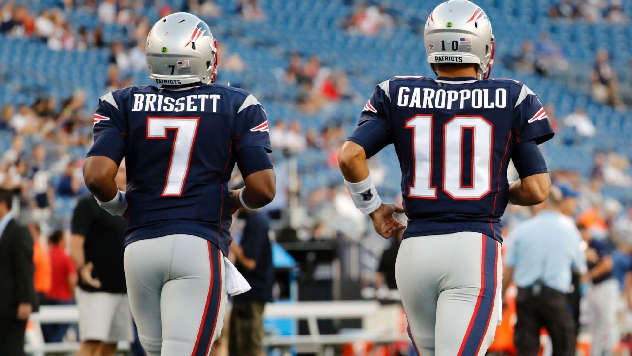 Garoppolo, Brissett both back at Pats' practice