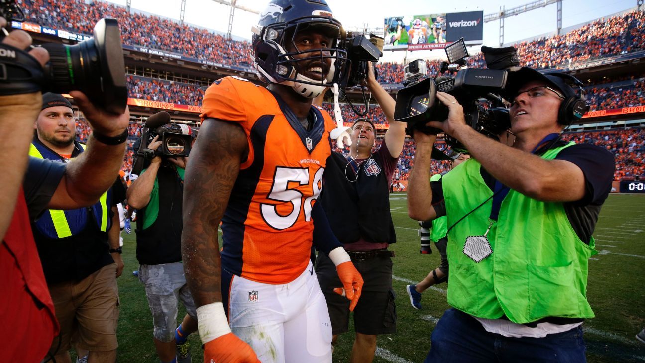 Von Miller's sack total hasn't dipped despite the chips