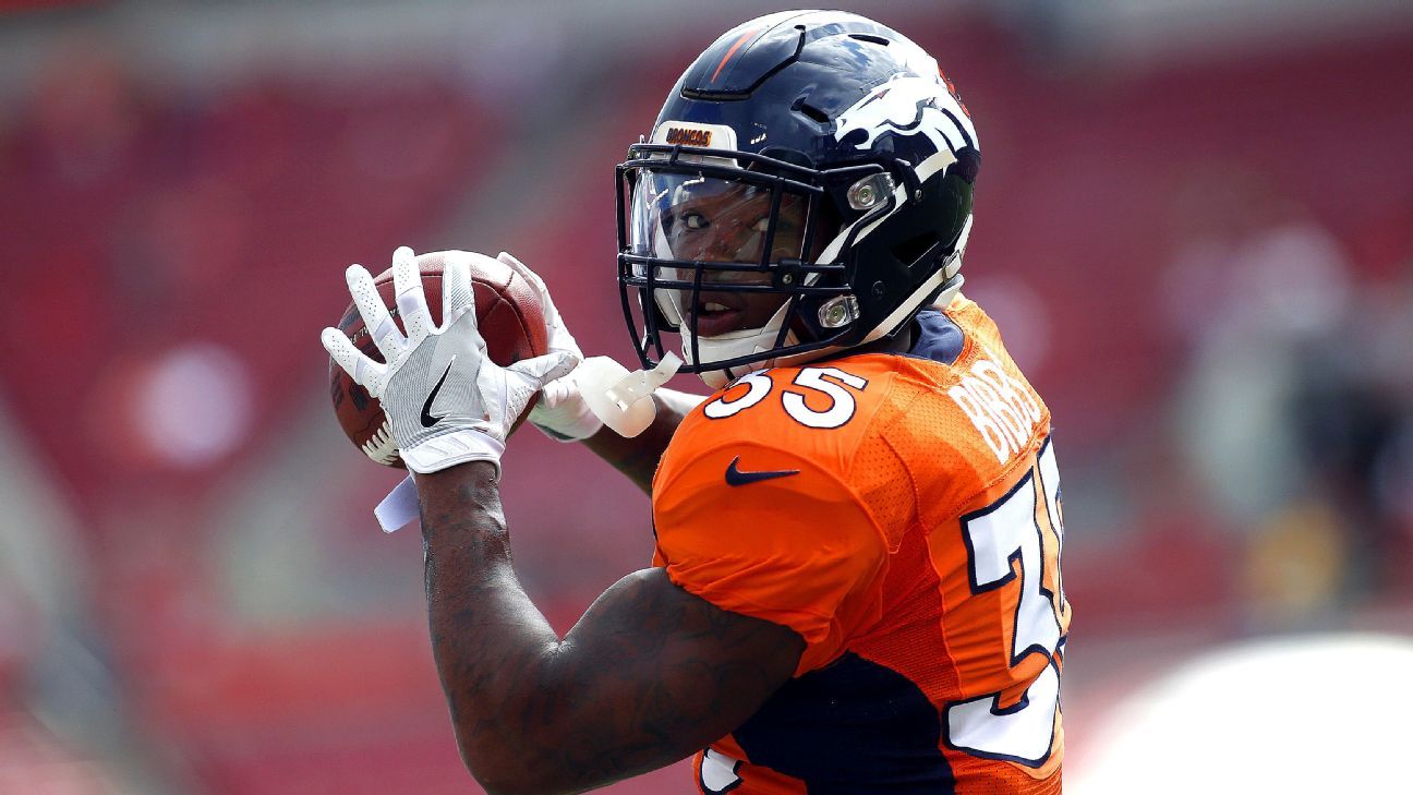 49ers get Broncos RB Bibbs in draft-day trade