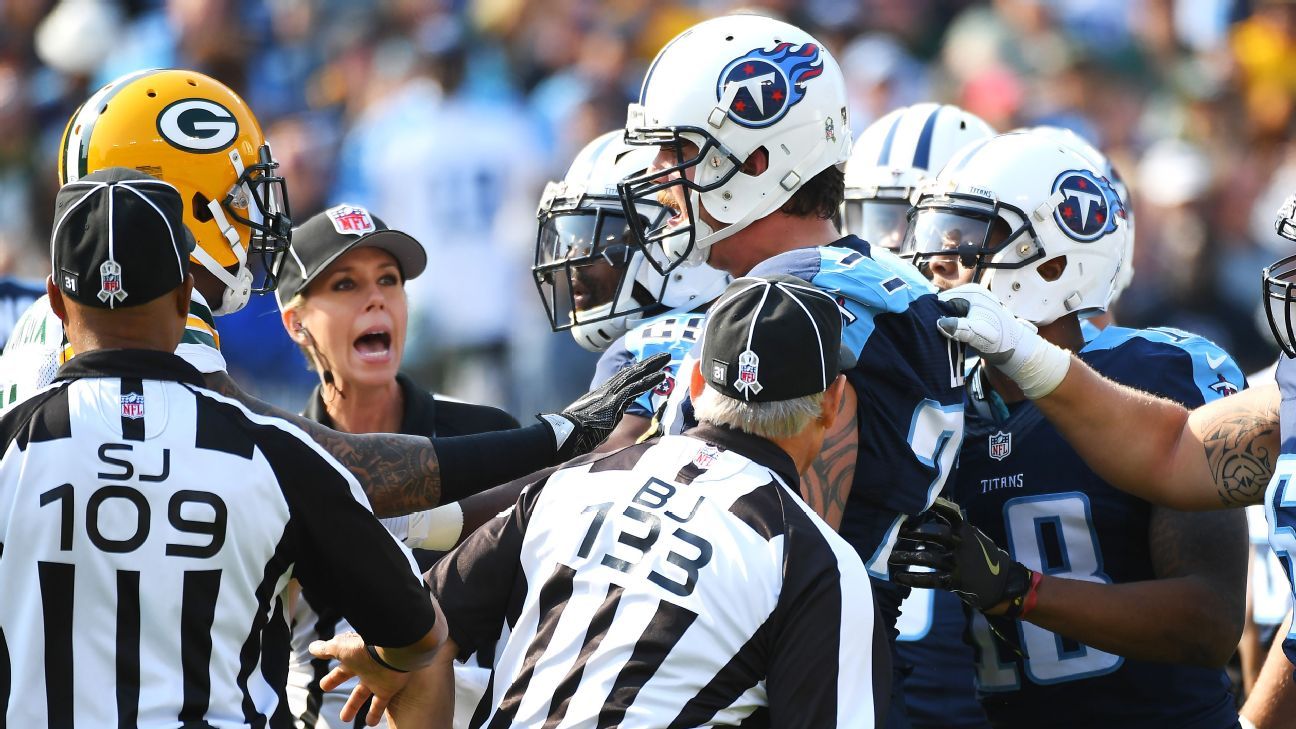 Titans LT Lewan fined $30K for bumping official