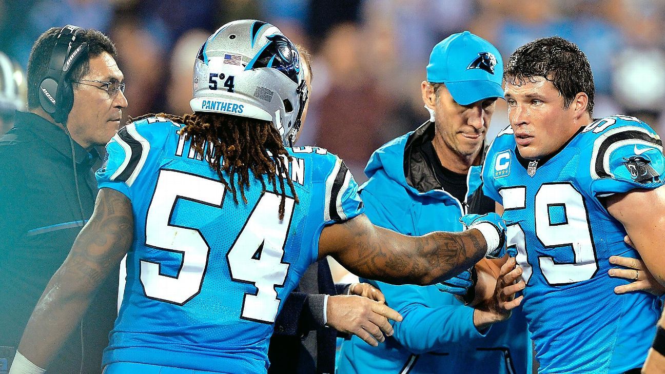 Panthers preparing as though Luke Kuechly won't play