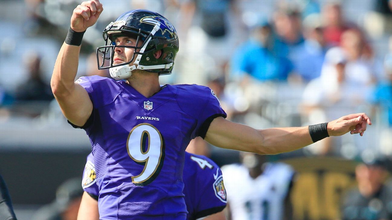 Tucker goes long: Ravens PK nails 3 from 50-plus