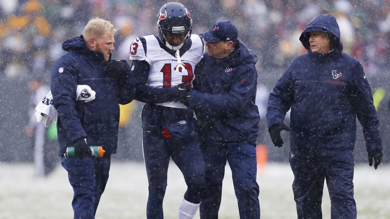 Texans place rookie WR Miller (shoulder) on IR