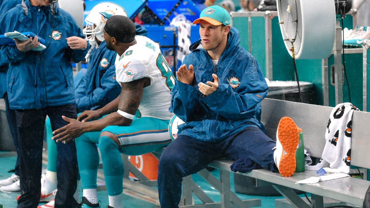 Moore likely Miami starter; Tannehill not out