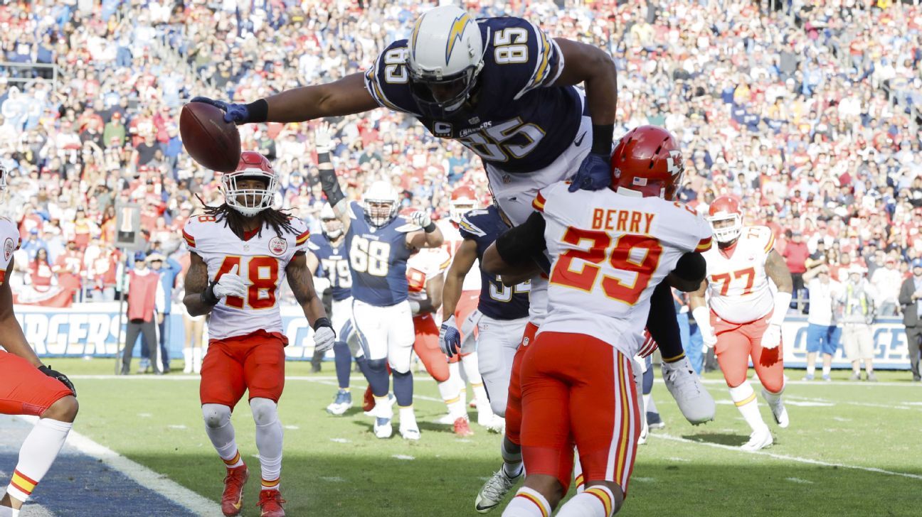 Gates ties all-time TD record for TEs with 111