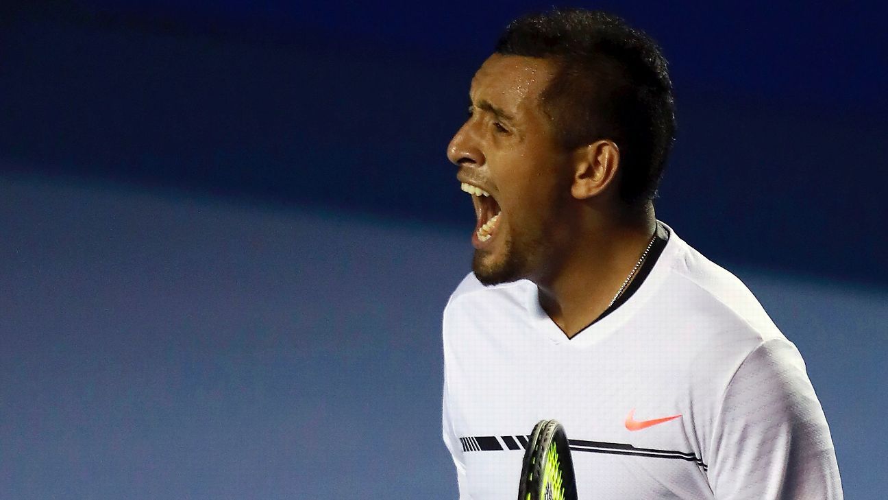 Nick Kyrgios upsets Novak Djokovic to reach Mexican Open semifinals - ESPN