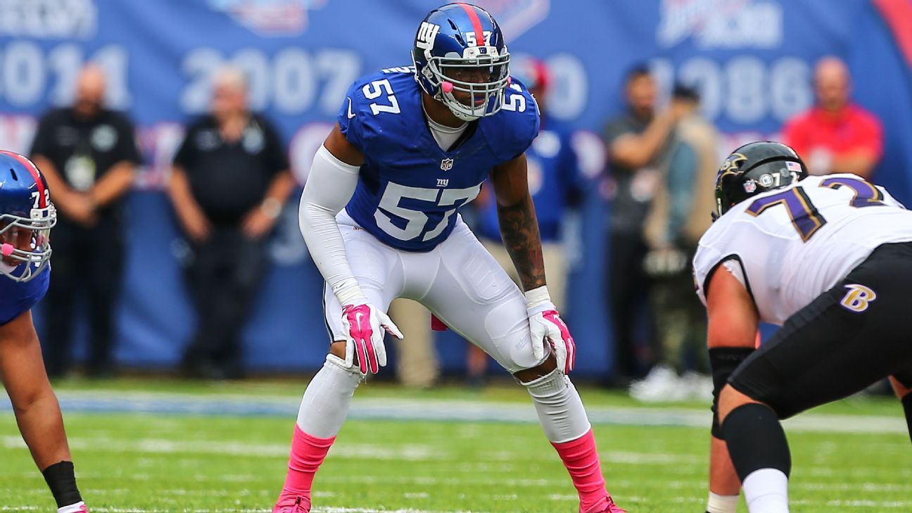 Keenan Robinson set to return as Giants bring back another defender
