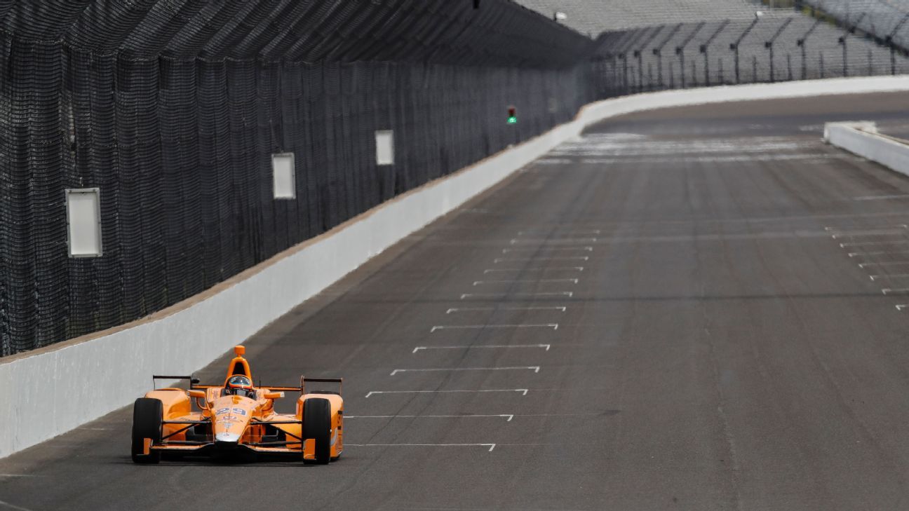 Fernando Alonso tops rookies and refreshers test at Indianapolis - ESPN
