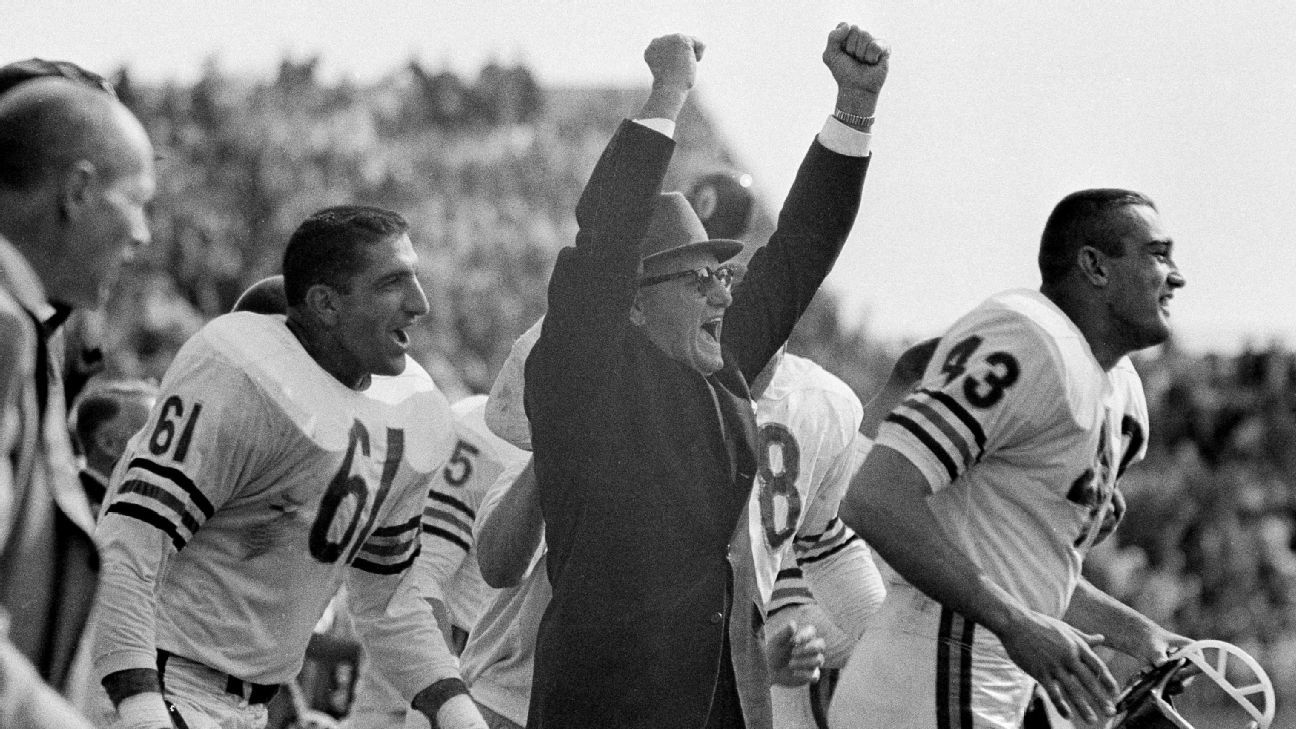 On this date Halas retires an an NFL head coach. Stats & Info