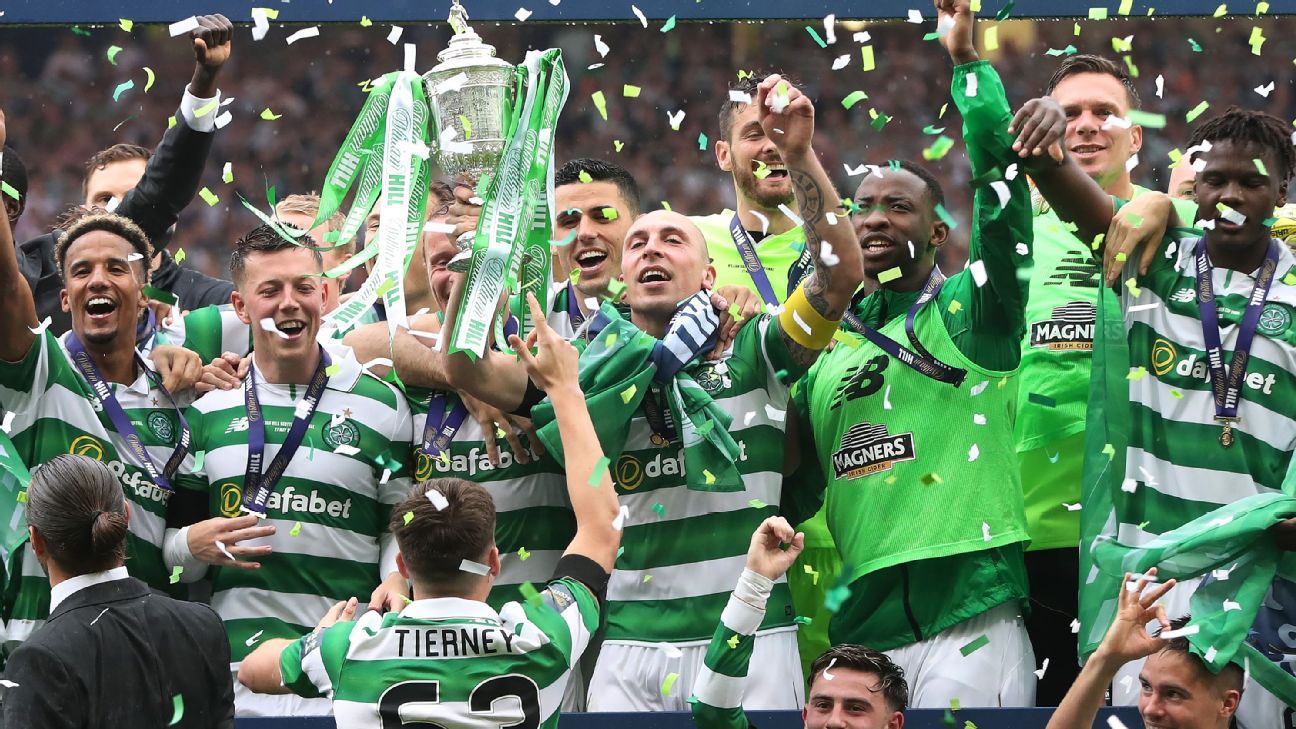 Rodgers' Celtic beat Aberdeen to win Treble