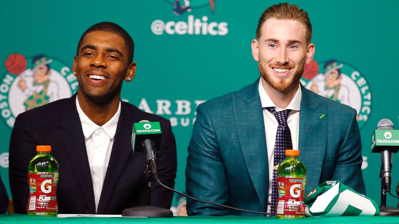 Kyrie Irving wonders what the Celtics would be like with Hayward.