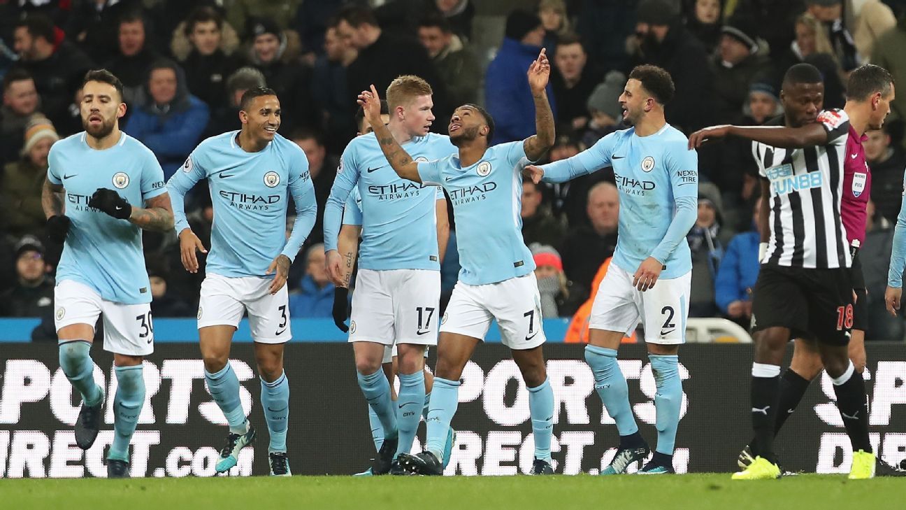 Man City beat Newcastle 1-0, open 15-point lead atop Premier League