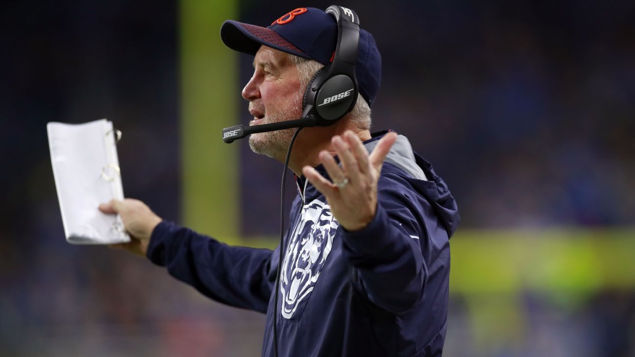 Concluye era de John Fox como el entrenador en jefe de los Chicago Bears