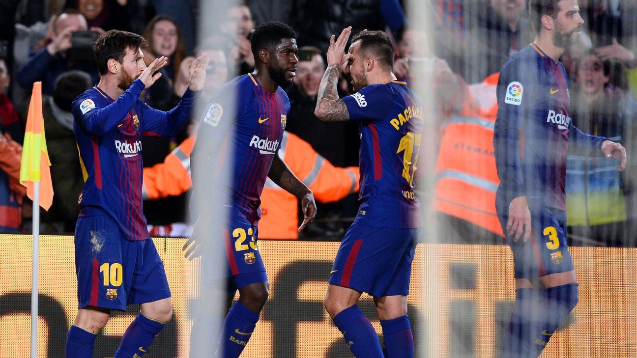 Barcelona vs. Alavés - Football Match Report - January 28, 2018 - ESPN