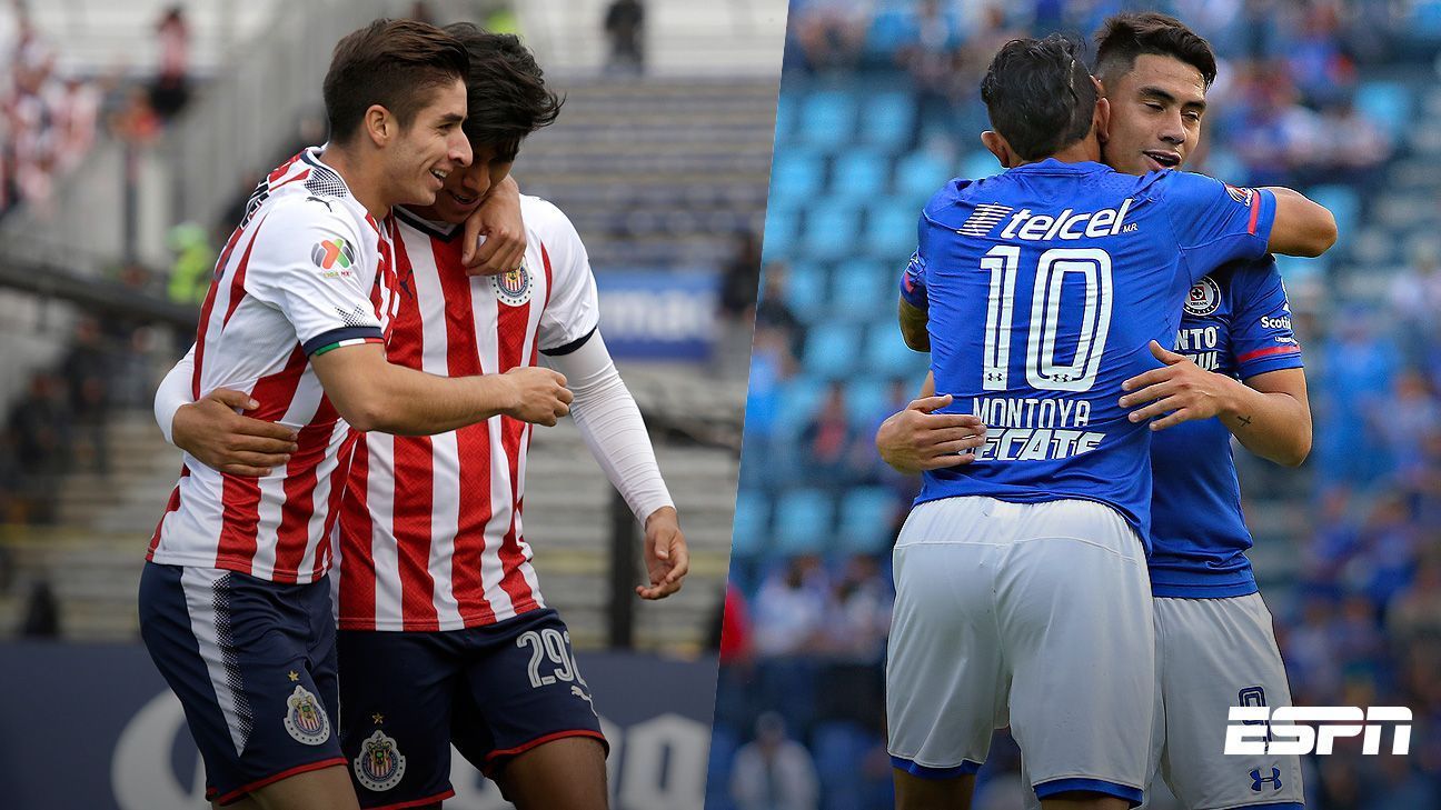 Chivas y Cruz Azul vuelven a la vida en el Clausura 2018