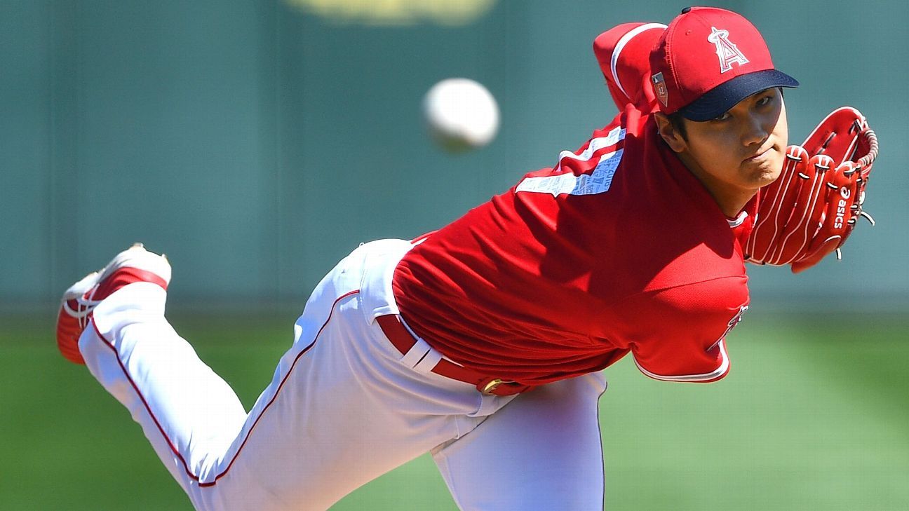 Shohei Ohtani a debutar el domingo como lanzador ante los Atléticos