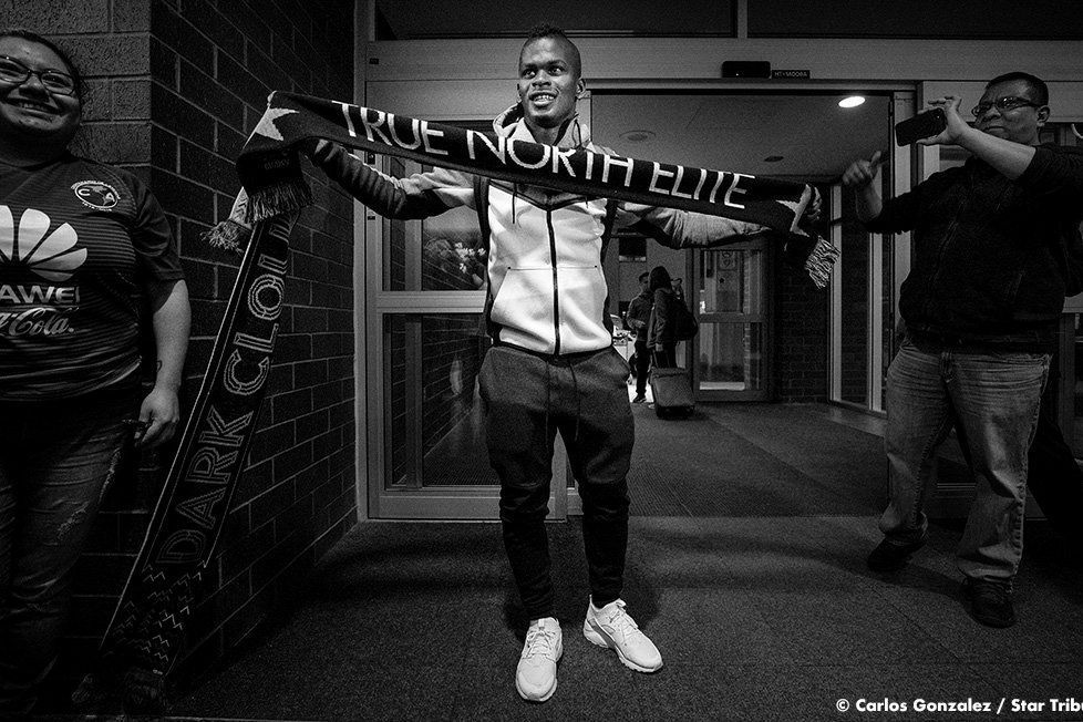 Darwin Quintero ya posa con los colores del Minnesota United