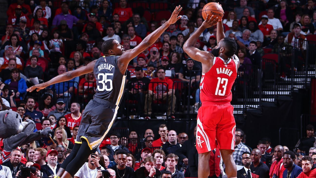 Rockets vs. Warriors, el mejor enfrentamiento ofensivo en la historia de la NBA