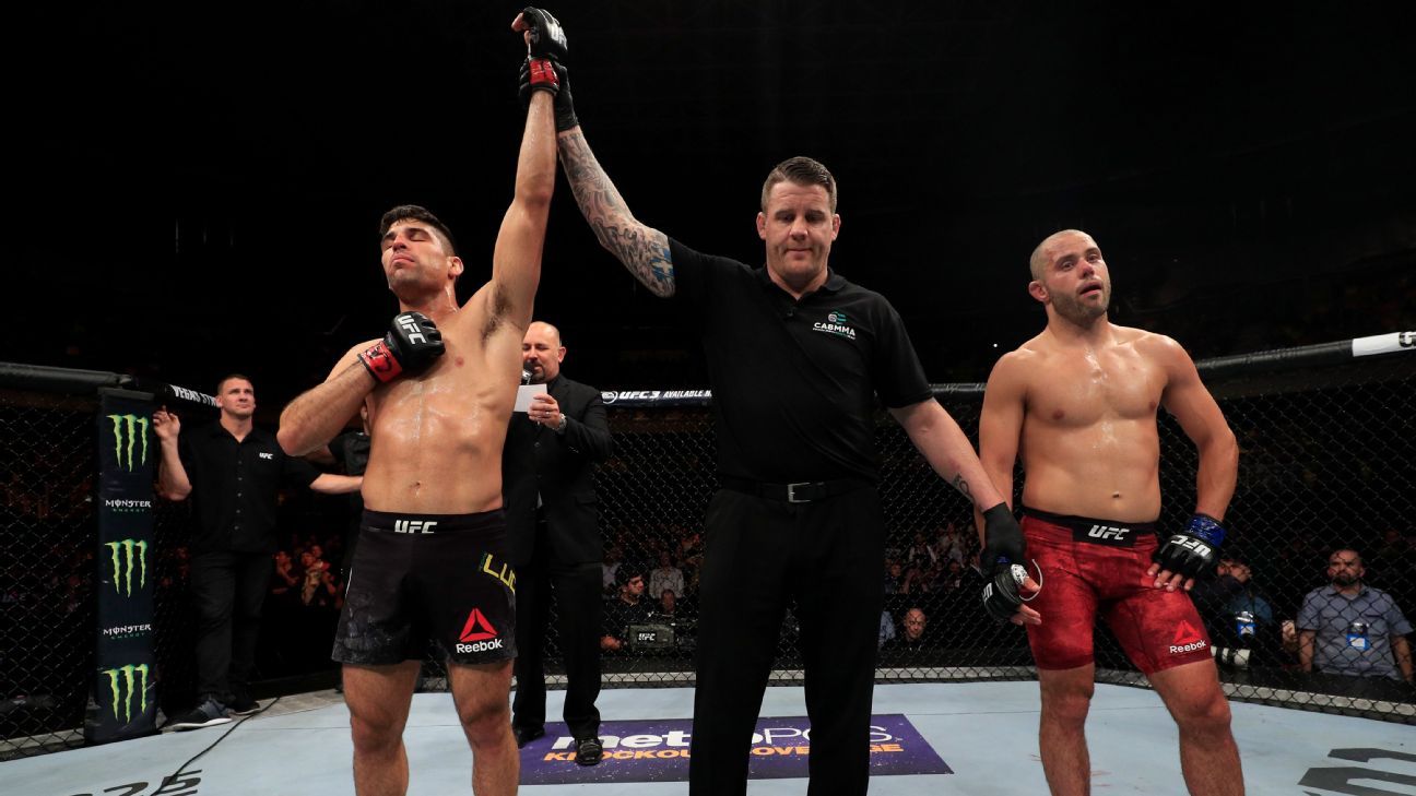 Vicente Luque regaló la primera alegría a la afición en UFC Chile